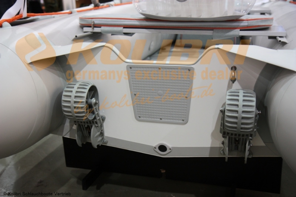 Räder d=260mm Slipräder SL-400 Transporträder für Schlauchboot 